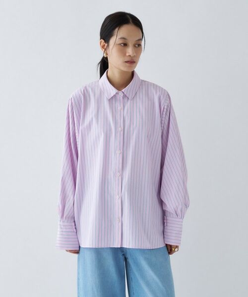 cloenc / クロエンス シャツ・ブラウス | 【接触冷感／手洗い可】バックギャザールーズシャツ | 詳細27