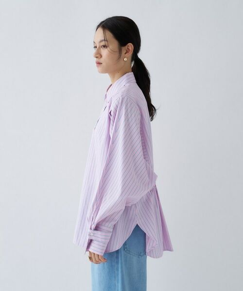 cloenc / クロエンス シャツ・ブラウス | 【接触冷感／手洗い可】バックギャザールーズシャツ | 詳細28