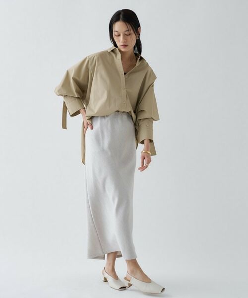 cloenc / クロエンス シャツ・ブラウス | 【接触冷感／手洗い可】バックギャザールーズシャツ | 詳細8