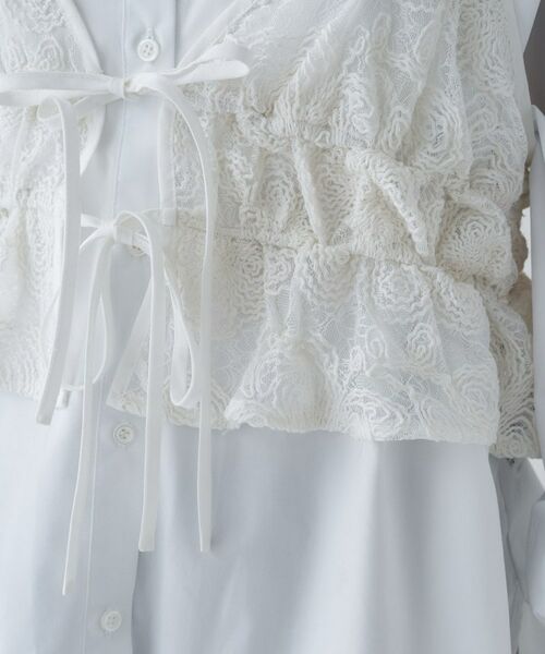 cloenc / クロエンス キャミソール・チューブトップ | 【手洗い可】シアーフラワーレースキャミソール | 詳細13