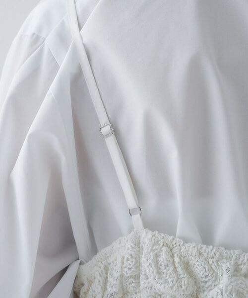 cloenc / クロエンス キャミソール・チューブトップ | 【手洗い可】シアーフラワーレースキャミソール | 詳細14