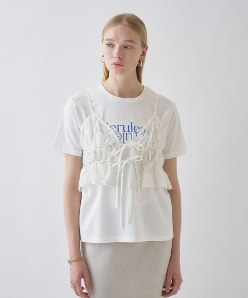 cloenc / クロエンス キャミソール・チューブトップ | 【手洗い可】シアーフラワーレースキャミソール | 詳細27