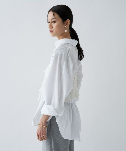 cloenc / クロエンス キャミソール・チューブトップ | 【手洗い可】シアーフラワーレースキャミソール | 詳細5