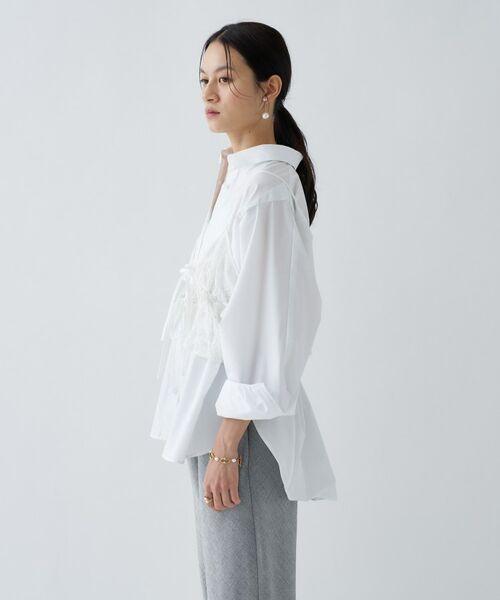 cloenc / クロエンス キャミソール・チューブトップ | 【手洗い可】シアーフラワーレースキャミソール | 詳細8