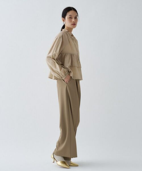 cloenc / クロエンス シャツ・ブラウス | 【手洗い可】シアーティアードフリルブラウス | 詳細2