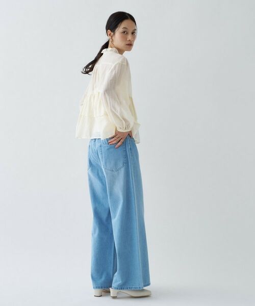 cloenc / クロエンス シャツ・ブラウス | 【手洗い可】シアーティアードフリルブラウス | 詳細24