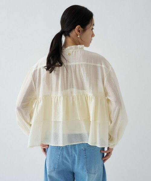 cloenc / クロエンス シャツ・ブラウス | 【手洗い可】シアーティアードフリルブラウス | 詳細27