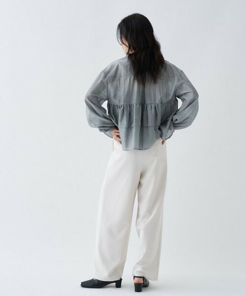 cloenc / クロエンス シャツ・ブラウス | 【手洗い可】シアーティアードフリルブラウス | 詳細30