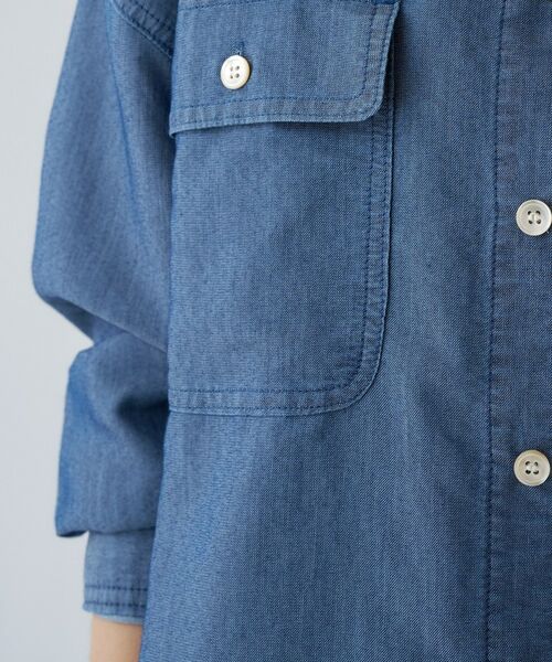 cloenc / クロエンス シャツ・ブラウス | シアーデニムオーバーシャツ | 詳細19
