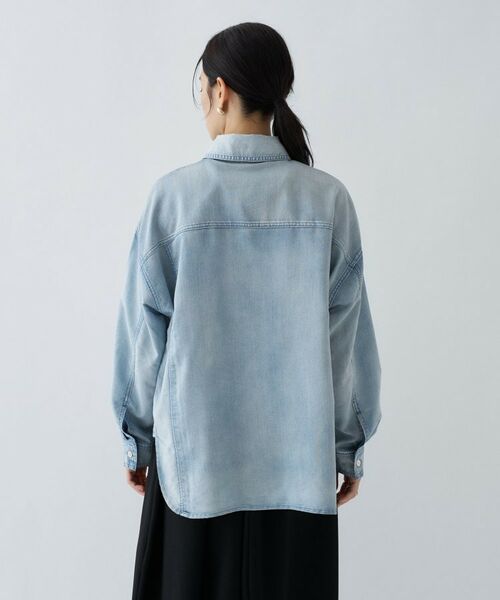 cloenc / クロエンス シャツ・ブラウス | シアーデニムオーバーシャツ | 詳細8
