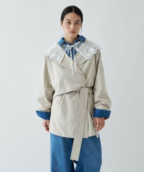cloenc / クロエンス トレンチコート | ショートトレンチコート | 詳細3