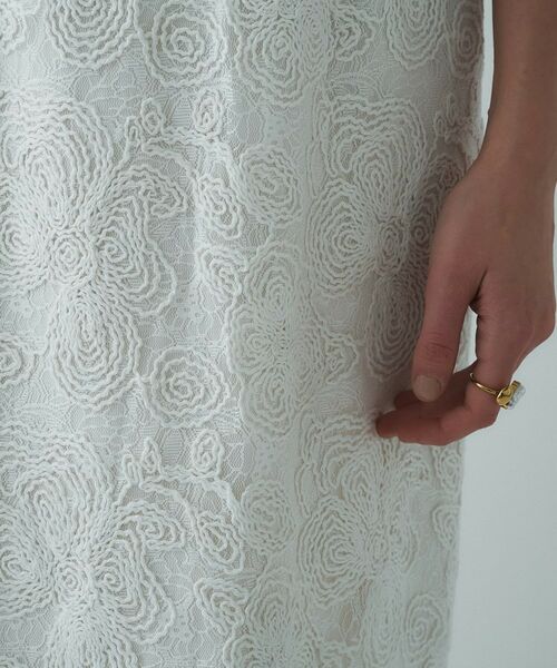 cloenc / クロエンス ロング・マキシ丈スカート | 【手洗い可】レースイージーナロースカート | 詳細13