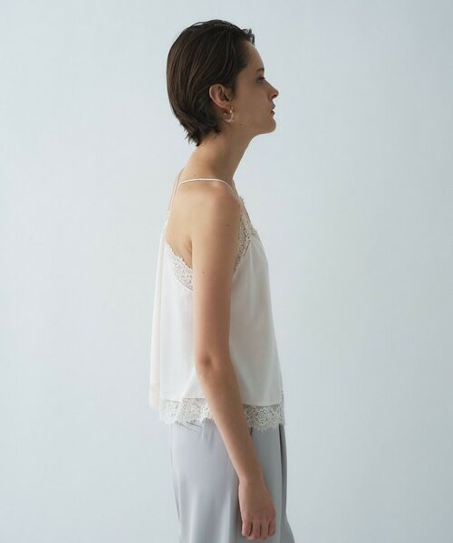 cloenc / クロエンス キャミソール・チューブトップ | 【手洗い可】サテンレースキャミソール | 詳細3