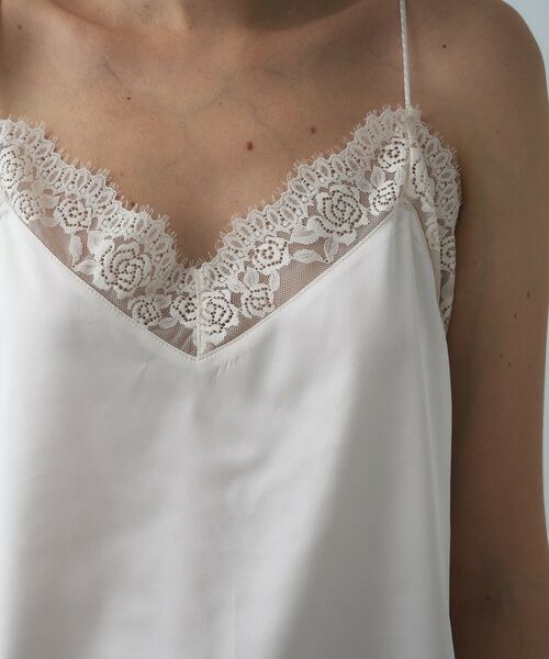 cloenc / クロエンス キャミソール・チューブトップ | 【手洗い可】サテンレースキャミソール | 詳細5