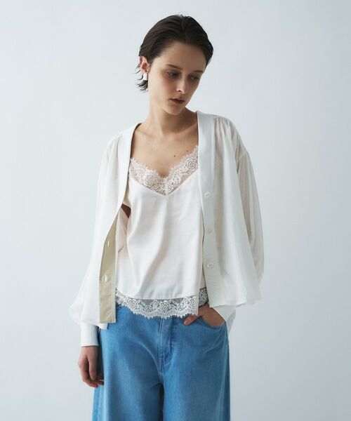 cloenc / クロエンス キャミソール・チューブトップ | 【手洗い可】サテンレースキャミソール | 詳細7