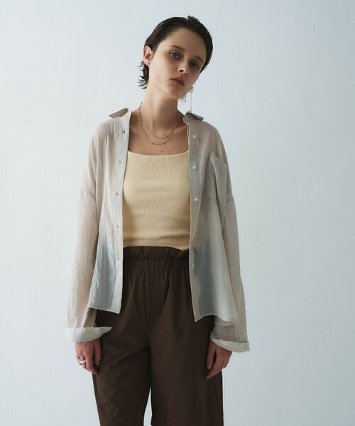 cloenc / クロエンス シャツ・ブラウス | 【手洗い可】シアーシャンブレーシャツ | 詳細10