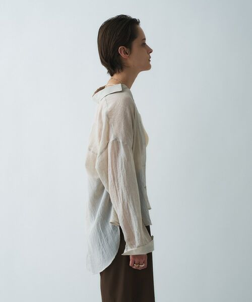 cloenc / クロエンス シャツ・ブラウス | 【手洗い可】シアーシャンブレーシャツ | 詳細11