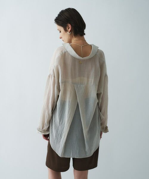 cloenc / クロエンス シャツ・ブラウス | 【手洗い可】シアーシャンブレーシャツ | 詳細12