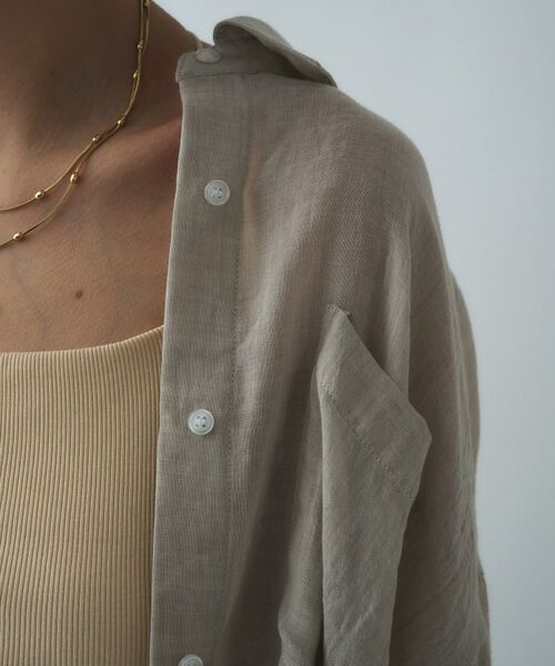 cloenc / クロエンス シャツ・ブラウス | 【手洗い可】シアーシャンブレーシャツ | 詳細13