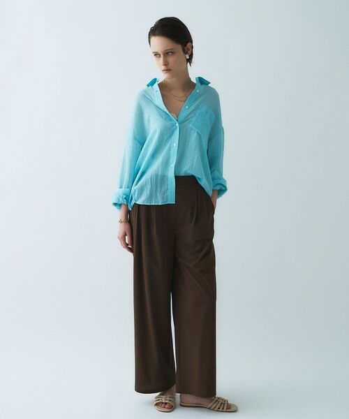 cloenc / クロエンス シャツ・ブラウス | 【手洗い可】シアーシャンブレーシャツ | 詳細14