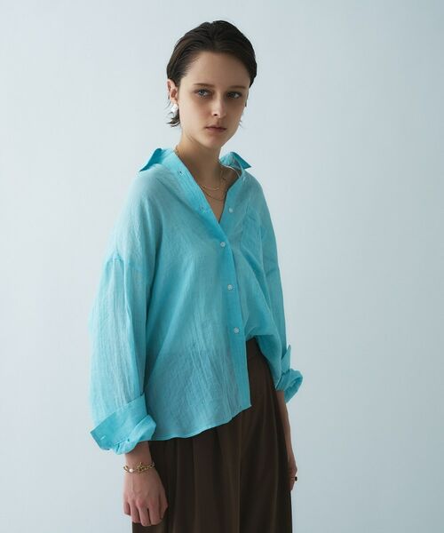 cloenc / クロエンス シャツ・ブラウス | 【手洗い可】シアーシャンブレーシャツ | 詳細16