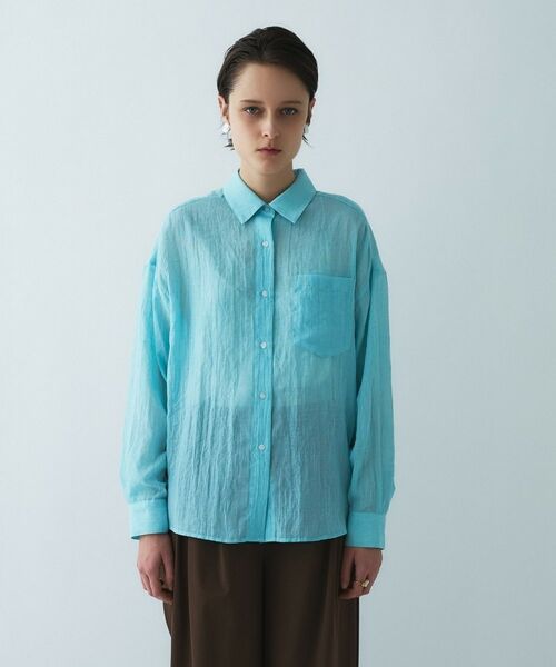 cloenc / クロエンス シャツ・ブラウス | 【手洗い可】シアーシャンブレーシャツ | 詳細17