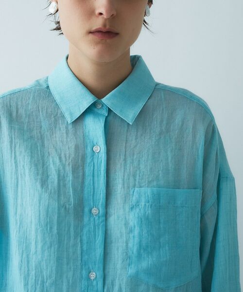 cloenc / クロエンス シャツ・ブラウス | 【手洗い可】シアーシャンブレーシャツ | 詳細21