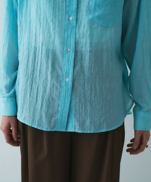 cloenc / クロエンス シャツ・ブラウス | 【手洗い可】シアーシャンブレーシャツ | 詳細22