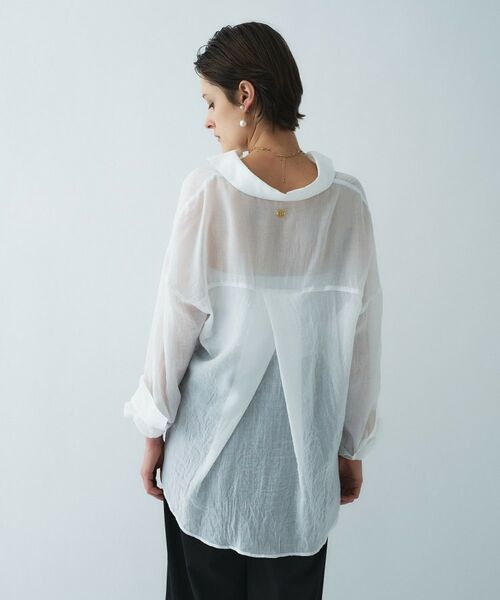 cloenc / クロエンス シャツ・ブラウス | 【手洗い可】シアーシャンブレーシャツ | 詳細6