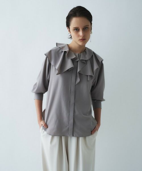 cloenc / クロエンス シャツ・ブラウス | 【マシンウォッシュ】ラッフルフリルブラウス | 詳細14