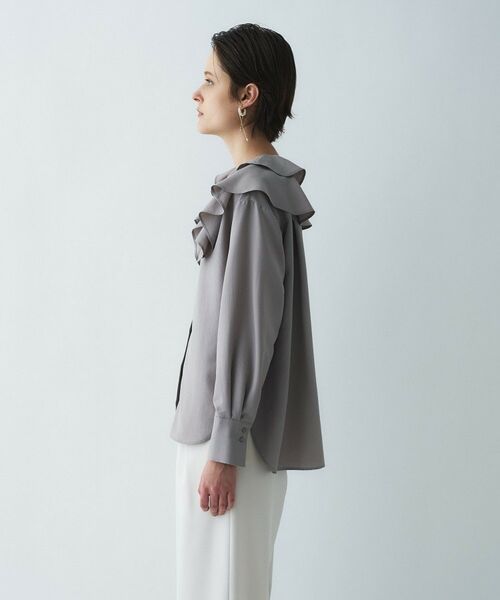 cloenc / クロエンス シャツ・ブラウス | 【マシンウォッシュ】ラッフルフリルブラウス | 詳細16