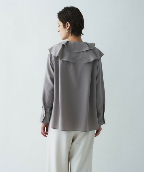 cloenc / クロエンス シャツ・ブラウス | 【マシンウォッシュ】ラッフルフリルブラウス | 詳細17