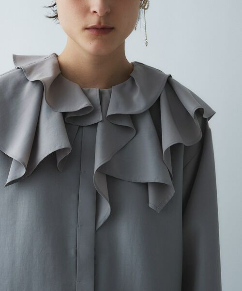 cloenc / クロエンス シャツ・ブラウス | 【マシンウォッシュ】ラッフルフリルブラウス | 詳細19