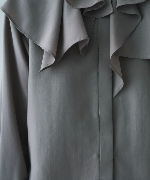 cloenc / クロエンス シャツ・ブラウス | 【マシンウォッシュ】ラッフルフリルブラウス | 詳細21