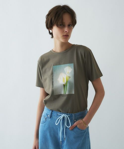 cloenc / クロエンス Tシャツ | グラフィックTシャツ（カーキ(427)）