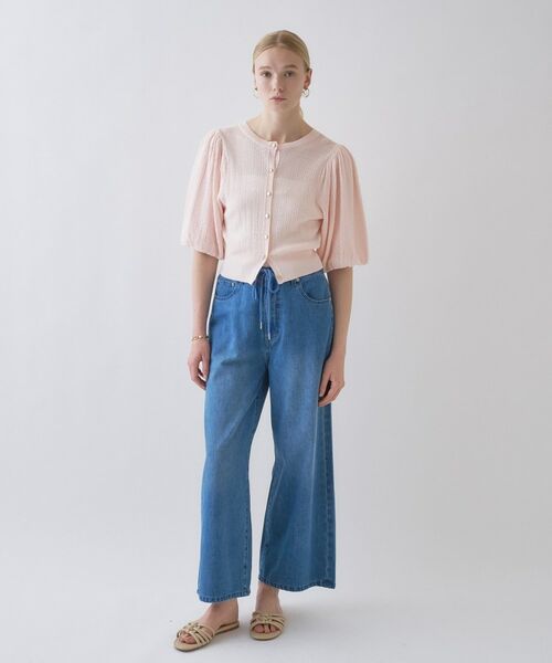 cloenc / クロエンス カーディガン・ボレロ | 【手洗い可】パフスリーブニットカーディガン | 詳細2