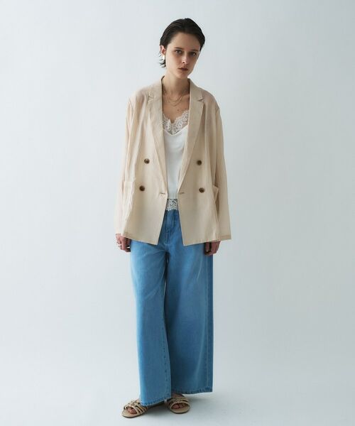 cloenc / クロエンス テーラードジャケット | シアーテーラードジャケット | 詳細2