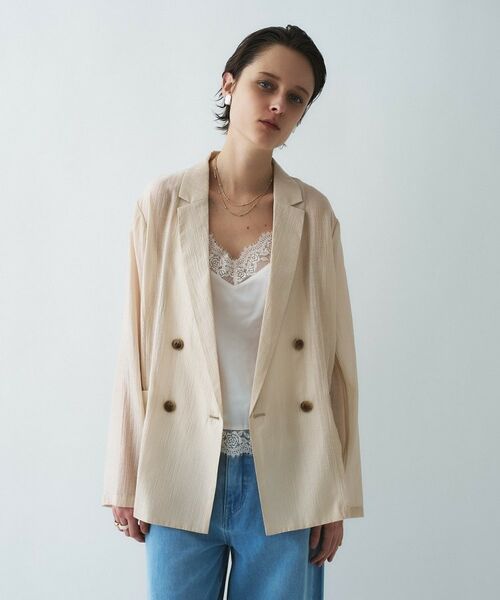 cloenc / クロエンス テーラードジャケット | シアーテーラードジャケット | 詳細3