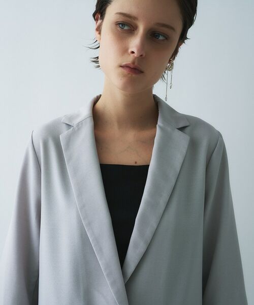cloenc / クロエンス テーラードジャケット | 【接触冷感／UVカット／マシンウォッシュ】ハーフスリーブテーラードジャケット | 詳細11