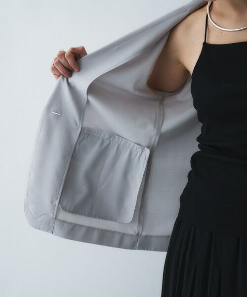 cloenc / クロエンス テーラードジャケット | 【接触冷感／UVカット／マシンウォッシュ】ハーフスリーブテーラードジャケット | 詳細7