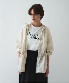 cloenc / クロエンス レザーブルゾン・ジャケット | 【手洗い可】ウエストマークナイロンパーカー