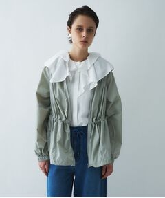 cloenc / クロエンス レザーブルゾン・ジャケット | 【手洗い可】ウエストマークナイロンパーカー