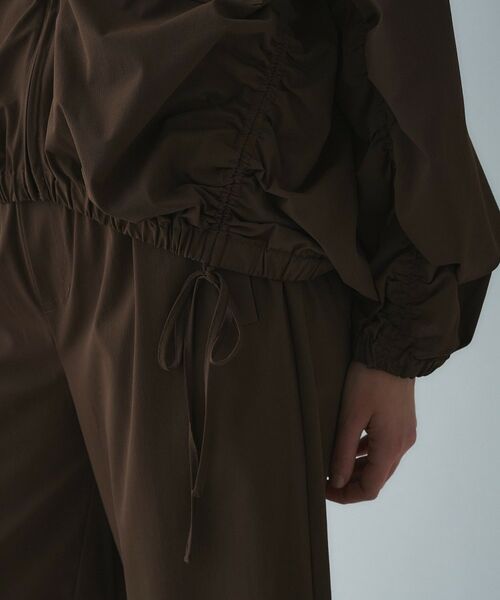 cloenc / クロエンス レザーブルゾン・ジャケット | 【接触冷感／UVカット／マシンウォッシュ】エアリーギャザーパーカー | 詳細10