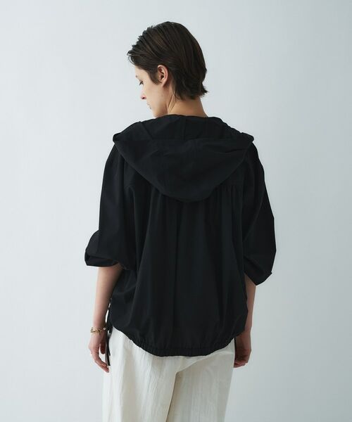 cloenc / クロエンス レザーブルゾン・ジャケット | 【接触冷感／UVカット／マシンウォッシュ】エアリーギャザーパーカー | 詳細16