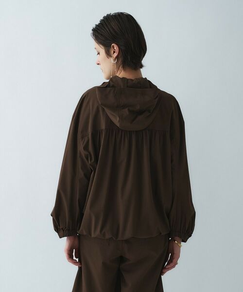 cloenc / クロエンス レザーブルゾン・ジャケット | 【接触冷感／UVカット／マシンウォッシュ】エアリーギャザーパーカー | 詳細7