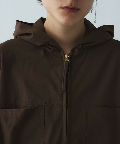 cloenc / クロエンス レザーブルゾン・ジャケット | 【接触冷感／UVカット／マシンウォッシュ】エアリーギャザーパーカー | 詳細8