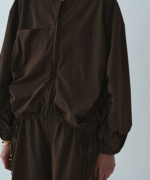 cloenc / クロエンス レザーブルゾン・ジャケット | 【接触冷感／UVカット／マシンウォッシュ】エアリーギャザーパーカー | 詳細9