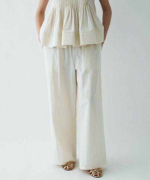 cloenc / クロエンス パンツ | 【セットアップ】ブロードイージーワイドパンツ | 詳細3