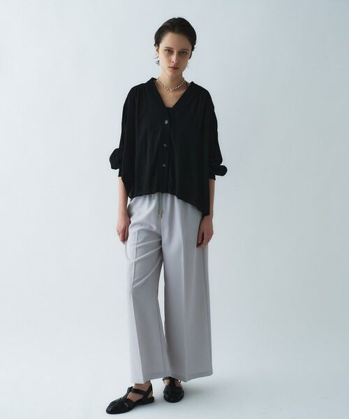 cloenc / クロエンス パンツ | 【接触冷感／UVカット／マシンウォッシュ】イージーワイドパンツ | 詳細1