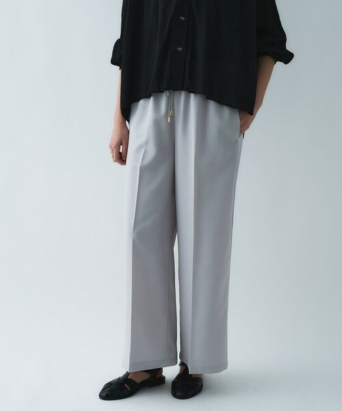 cloenc / クロエンス パンツ | 【接触冷感／UVカット／マシンウォッシュ】イージーワイドパンツ | 詳細4